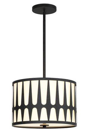 Royston 3 Light Black Pendant