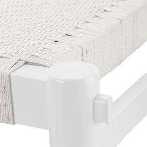 Bench in White | Rope Collection | Villa & House