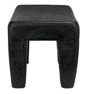 Sumo Stool, Black Burnt