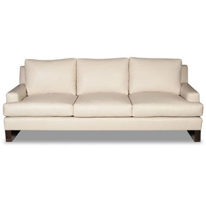 Modern Luxe Sofa -  Cream Leather (Other Colors Available)