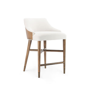 Cape Lilac Mahogany Counter Stool - Driftwood | Orion Collection | Villa & House