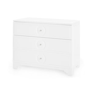 Medium 3-Drawer in White | Savoy Collection | Villa & House
