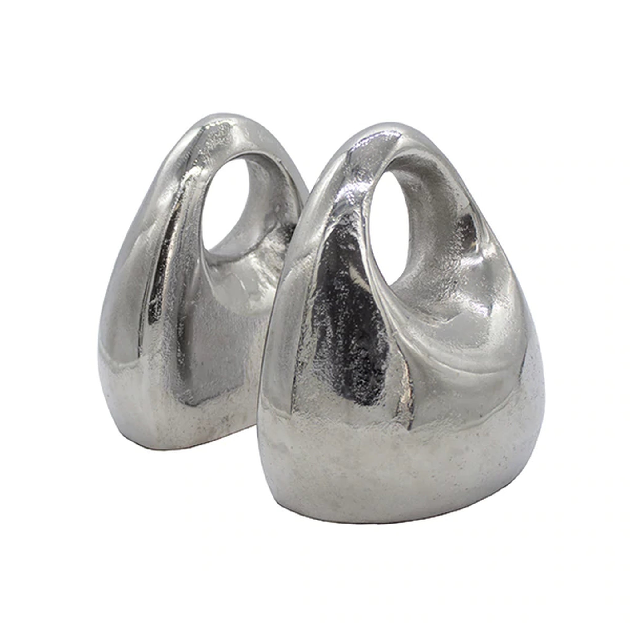 Worlds Away Scott Bookends Set - Antique Nickel