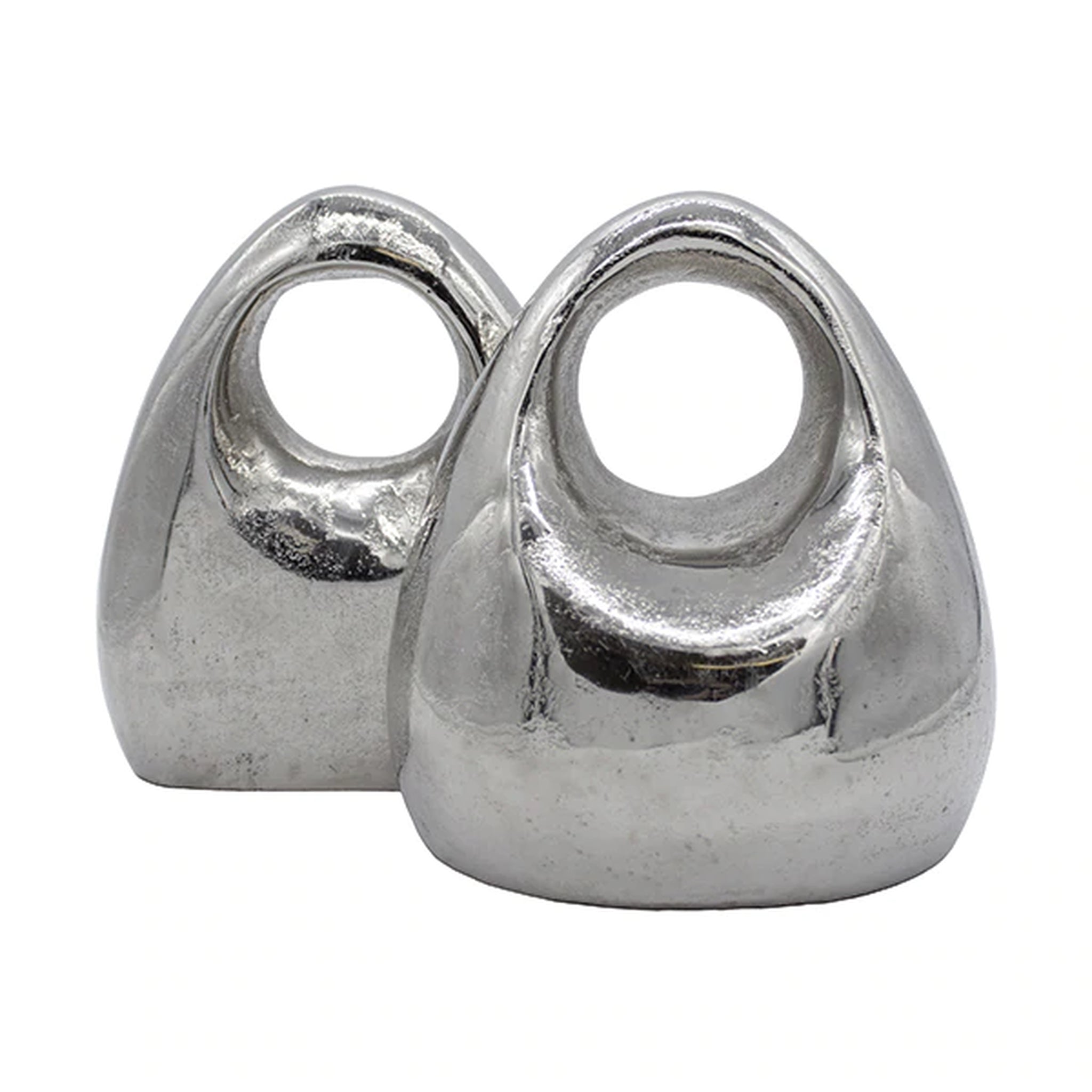 Worlds Away Scott Bookends Set - Antique Nickel