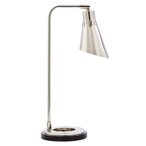 Tapered Shade Table Lamp – Polished Nickel | Retro Collection | Villa & House