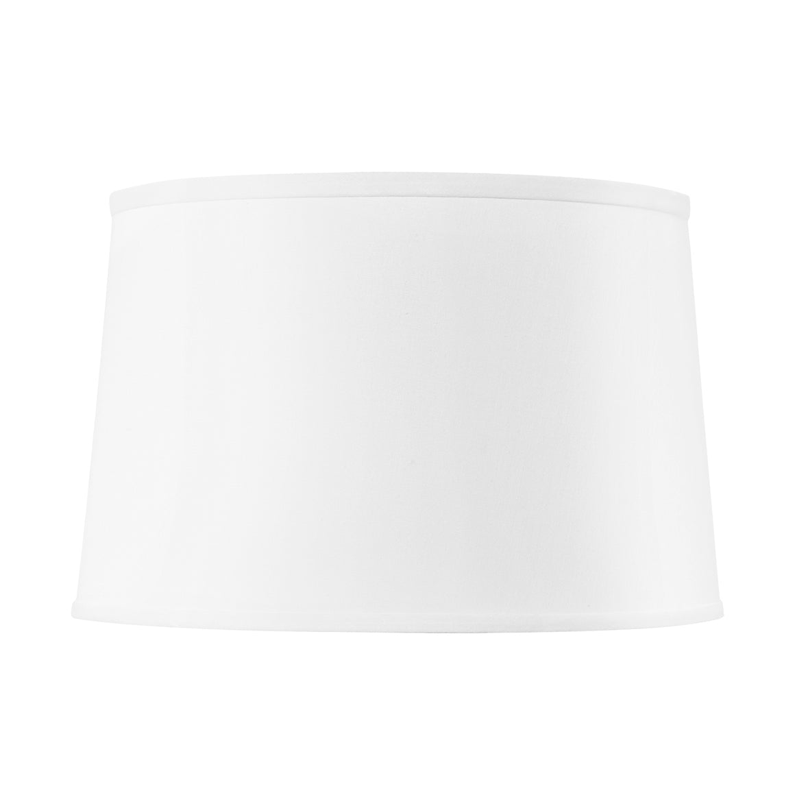 Lamp Shade 17-Inch With Nickel in White Linen | Shade Collection | Villa & House