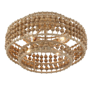 Silas 3 Light Burnished Silver Ceiling Mount