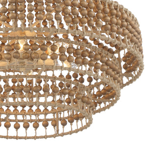 Silas 6 Light Burnished Silver Chandelier