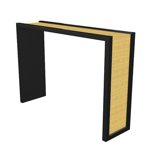 Harbour Island Skinny Lacquer Console – Black (Additional Colors Available)
