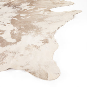 Harland Modern Cowhide Rug -  Warm Brown