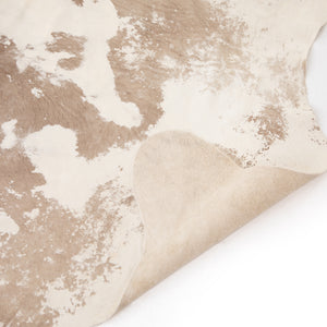 Harland Modern Cowhide Rug -  Warm Brown