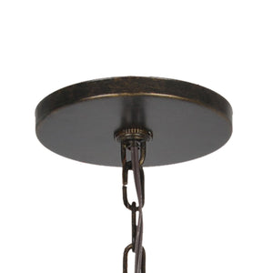 Solaris Outdoor 3 Light Bronze Sphere Chandelier