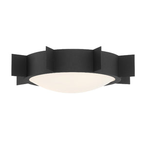 Solas 3 Light Black Forged Ceiling Mount