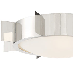 Solas 3 Light Polished Nickel Ceiling Mount