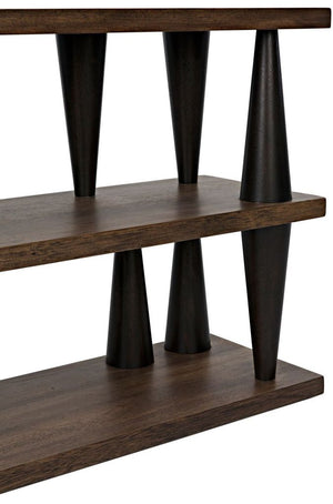 Mood Console - Ebony and Dark Walnut