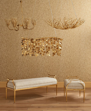 Sea Fan Bowl Chandelier - Gold Gilt