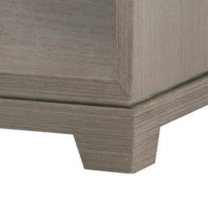 1-Drawer Side Table in Taupe Gray | Stanford Collection | Villa & House