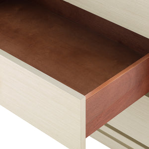 3-Drawer Side Table - Lacquered Blanched Oak | Stanford Collection | Villa & House