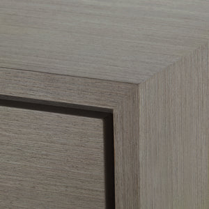 3-Drawer Side Table in Taupe Gray | Stanford Collection | Villa & House