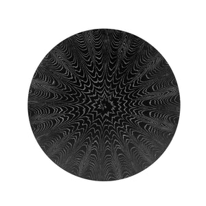 52" Black Cerused Oak Dining Table Top | Stockholm Collection | Villa & House