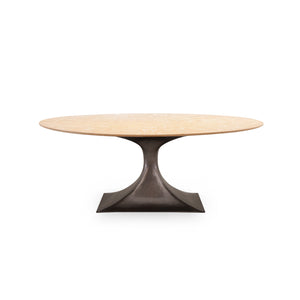 Bronze Small Oval Dining Table Base | Stockholm Collection | Villa & House