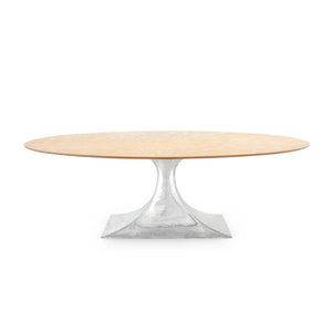 Nickel Oval Dining Table Base | Stockholm Collection | Villa & House