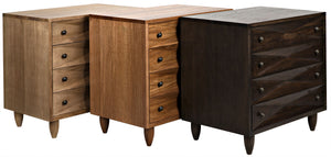 Diamond Chest - Ebony Walnut