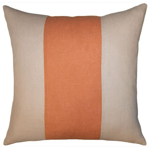 Savvy Hue Linen Clay Band Pillow