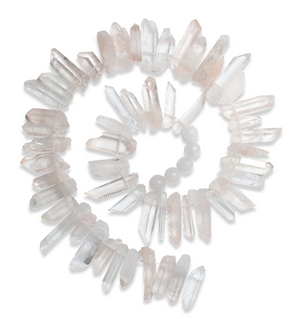 clear chunky quartz