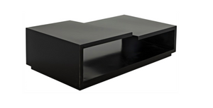 Noir Shift Coffee Table - Black Metal