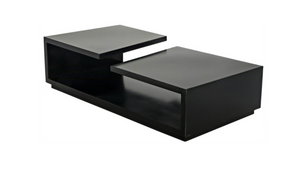 Noir Shift Coffee Table - Black Metal