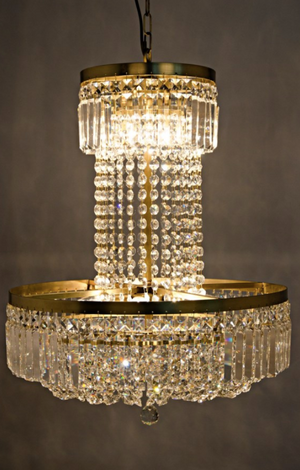 Noir St. Petersburg Chandelier - Antique Brass