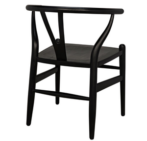 Noir Zola Chair - Charcoal Black