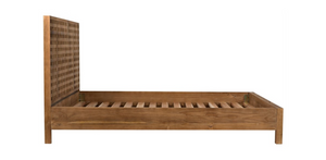 Noir Queen Quinnton Bed - Teak