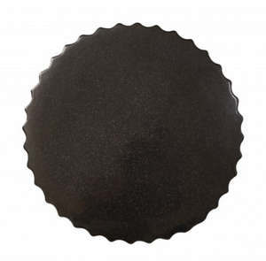 Round Alex Garden Stool – Gunmetal