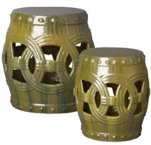 Eternity Garden Stool - Tea Green