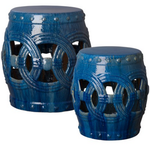 Eternity Garden Stool - Marine Blue