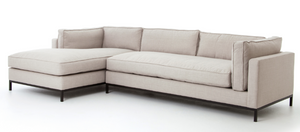 Grammercy 2 Piece Sectional with Chaise - Natural