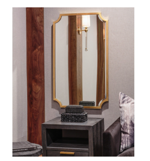 Corner Cut Mirror - Available in 3 Finishes & 2 Sizes