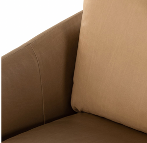 Whittaker Swivel Chair - Nantucket Taupe Leather