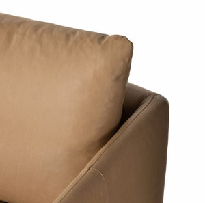 Whittaker Swivel Chair - Nantucket Taupe Leather