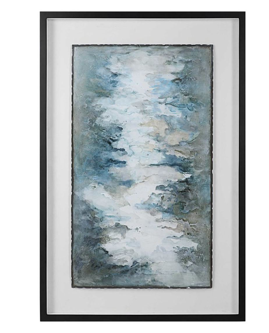 Lakeside Grande Framed Abstract Print