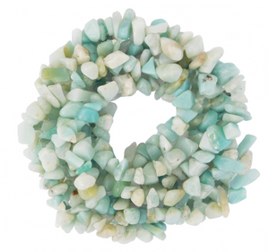 Rachel Sugar Linen & Turquoise Chip Wall Sconce