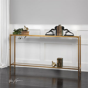 Simplicity Console Table – Gold