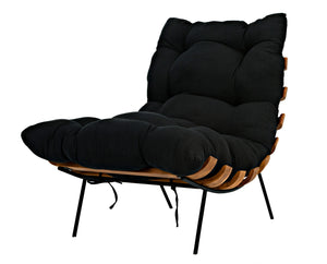 Hanzo Chair with Metal Legs, Teak