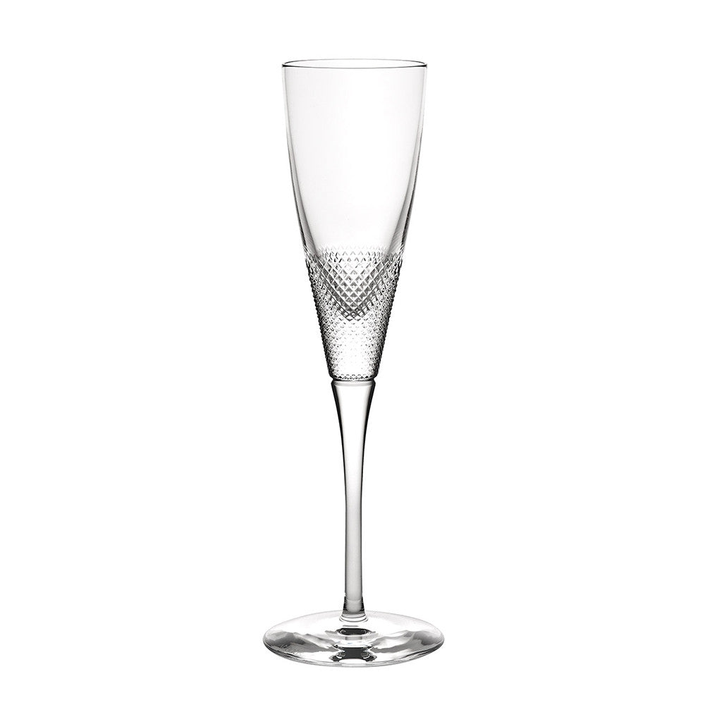 Splendour Textured Crystal Champagne Flute - Set of 4