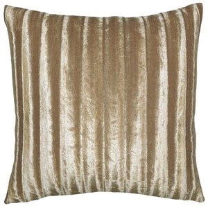 Stripe Velvet Gold Pillow