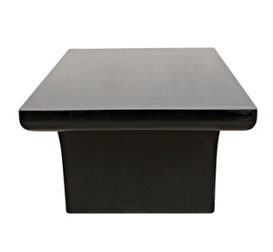 Ward Coffee Table, Hand Rubbed Black