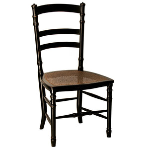 Swedish Armless Dining Chair with Cane Seat