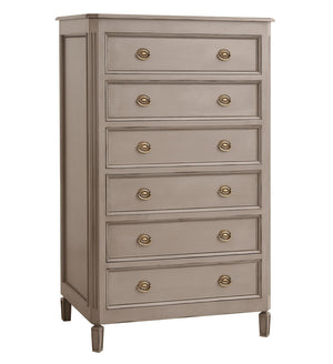 Swedish Highboy 6-Drawer Dresser